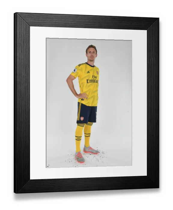 Framed Print : Arsenal FC: Nacho Monreal at 2019-2020 Pre-Season Training