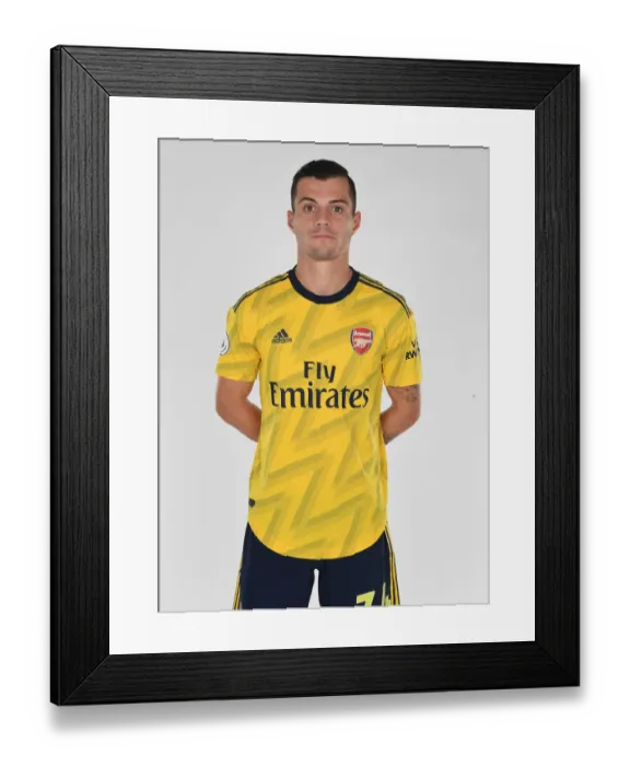 Framed Print : Arsenal's Granit Xhaka at 2019-2020 Pre-Season Training Framed Print : Arsenal's Granit Xhaka at 2019-2020 Pre-Season Training