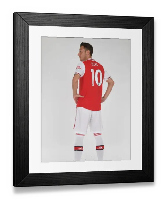 Framed Print : Arsenal FC: Mesut Ozil at 2019-20 Pre-Season Training