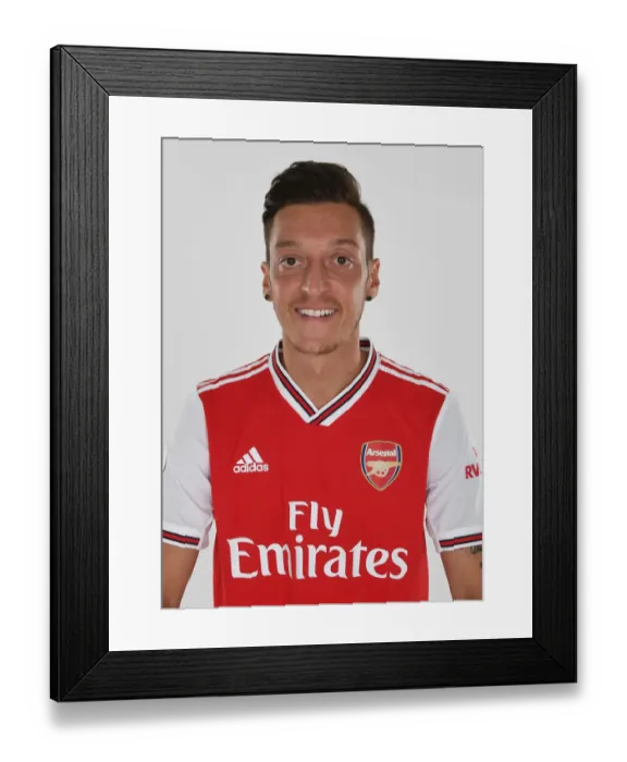 Framed Print : Arsenal FC: Mesut Ozil at 2019-20 Photocall