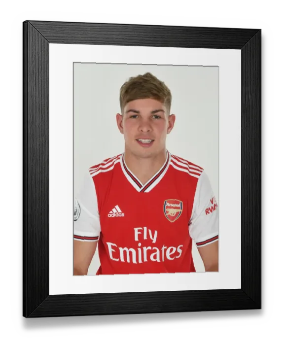 Framed Print : Emile Smith Rowe at Arsenal's 2019-2020 Pre-Season Training