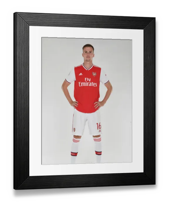 Framed Print : Arsenal Football Club: Rob Holding at 2019-20 Pre-Season Training