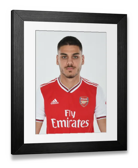 Framed Print : Arsenal FC: Konstantinos Mavropanos at 2019-20 Pre-Season Training
