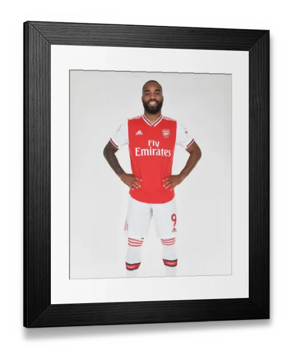 Framed Print : Arsenal FC: Alex Lacazette at 2019-2020 Pre-Season Photoshoot Framed Print : Arsenal FC: Alex Lacazette at 2019-2020 Pre-Season Photoshoot