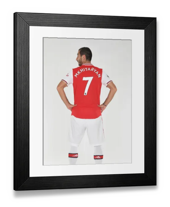Framed Print : Arsenal FC: Mkhitaryan at 2019-20 Pre-Season Training