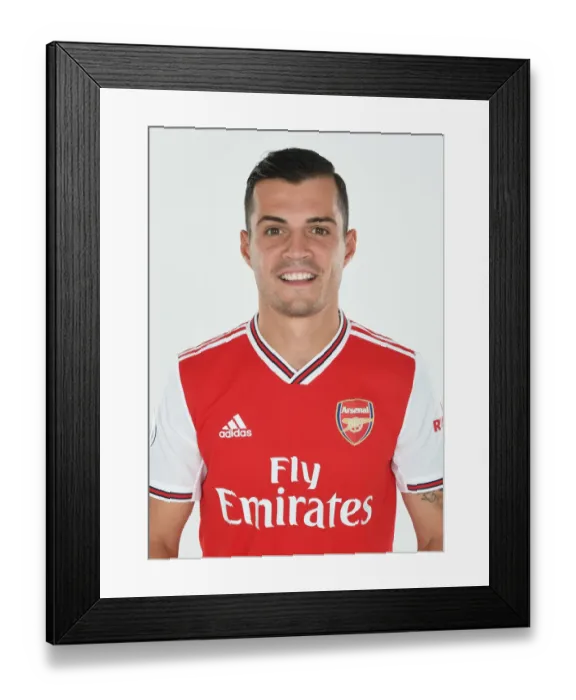 Framed Print : Arsenal's Granit Xhaka at 2019-2020 Pre-Season Training Framed Print : Arsenal's Granit Xhaka at 2019-2020 Pre-Season Training