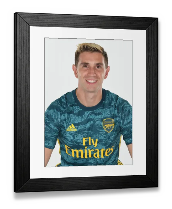 Framed Print : Arsenal FC: Emiliano Martinez Gears Up for 2019-20 Season at Training