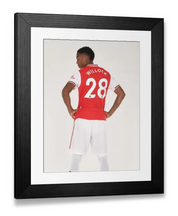 Framed Print : Arsenal FC: Joe Willock at 2019-20 Pre-Season Photocall