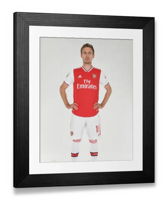 Framed Print : Arsenal FC: Nacho Monreal at Pre-Season Training (2019-2020)