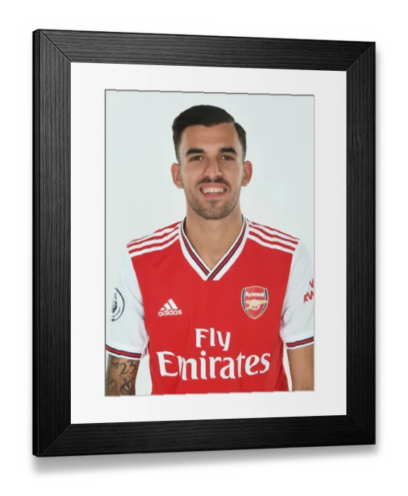 Framed Print : Arsenal FC: Dani Ceballos at Pre-Season Training (2019-20)
