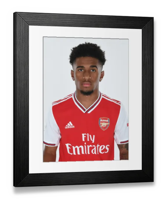 Framed Print : Arsenal's Reiss Nelson at Pre-Season Training Framed Print : Arsenal's Reiss Nelson at Pre-Season Training