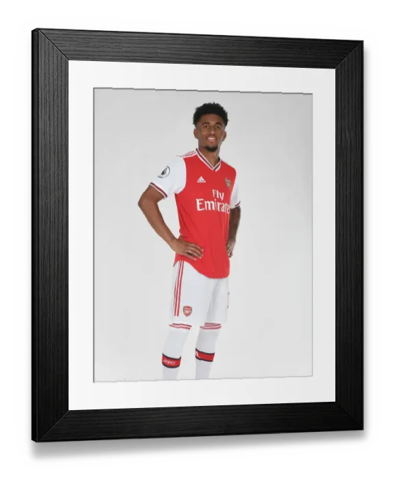 Framed Print : Arsenal's Reiss Nelson at Pre-Season Training