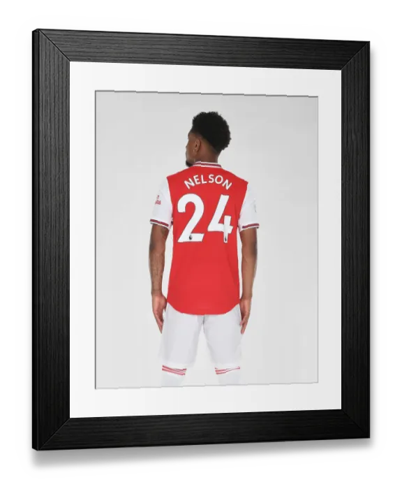 Framed Print : Arsenal's Reiss Nelson at 2019-2020 Pre-Season Training Framed Print : Arsenal's Reiss Nelson at 2019-2020 Pre-Season Training