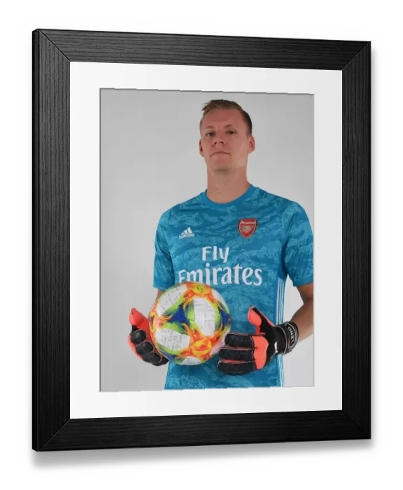 Framed Print : Arsenal FC: Bernd Leno at 2019-20 Photocall
