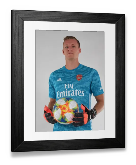 Framed Print : Arsenal FC: Bernd Leno at 2019-20 Pre-Season Training