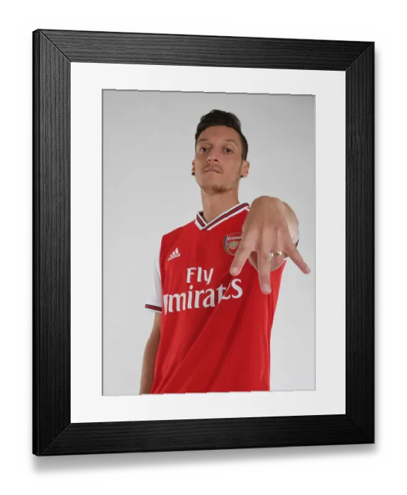 Framed Print : Arsenal FC: Mesut Ozil at 2019-2020 Pre-Season Photocall Framed Print : Arsenal FC: Mesut Ozil at 2019-2020 Pre-Season Photocall
