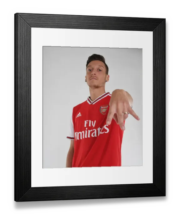 Framed Print : Arsenal FC: Mesut Ozil at 2019-20 Pre-Season Photocall Framed Print : Arsenal FC: Mesut Ozil at 2019-20 Pre-Season Photocall