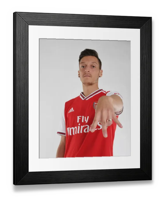Framed Print : Mesut Ozil at Arsenal's 2019-2020 Pre-Season Training