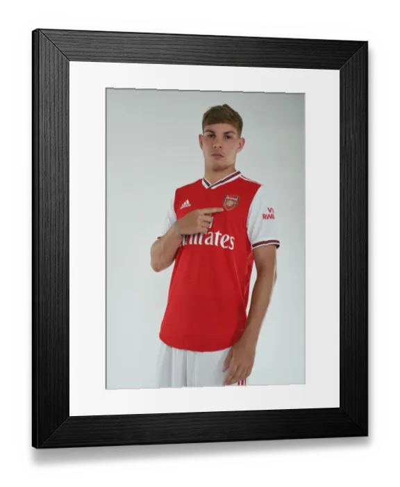 Framed Print : Emile Smith Rowe at Arsenal's 2019-2020 Pre-Season Training
