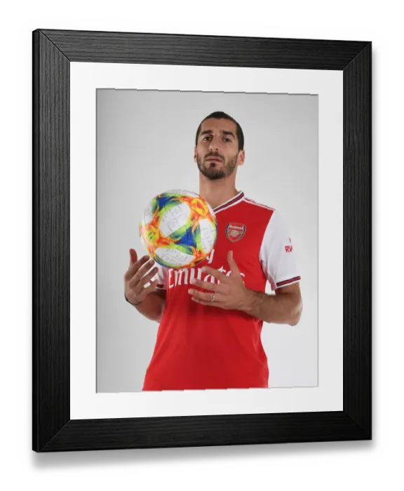 Framed Print : Arsenal FC: Henrikh Mkhitaryan at 2019-20 Pre-Season Training