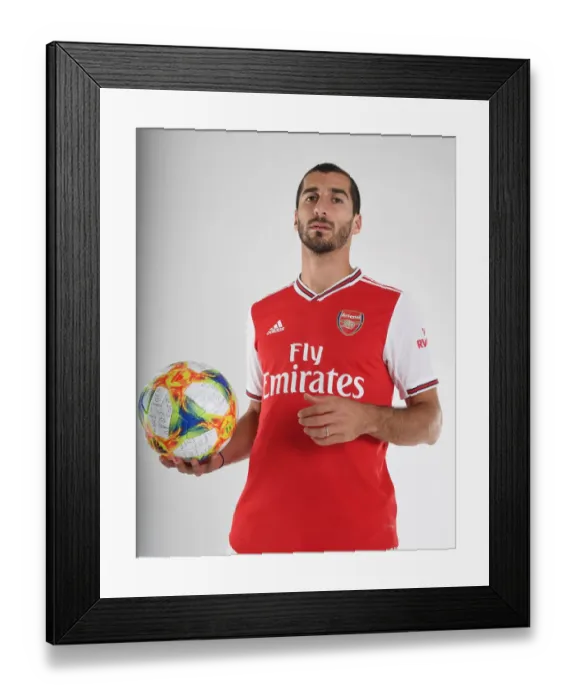 Framed Print : Arsenal FC: Mkhitaryan at 2019-20 Pre-Season Photocall