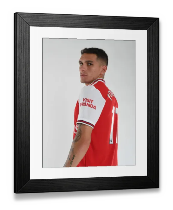 Framed Print : Arsenal FC: Lucas Torreira at 2019-2020 Pre-Season Photocall