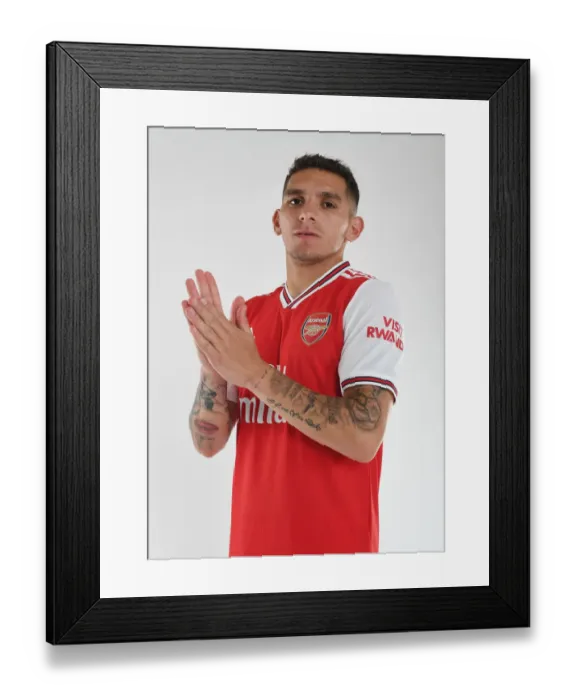 Framed Print : Arsenal's Lucas Torreira at 2019-2020 Photocall