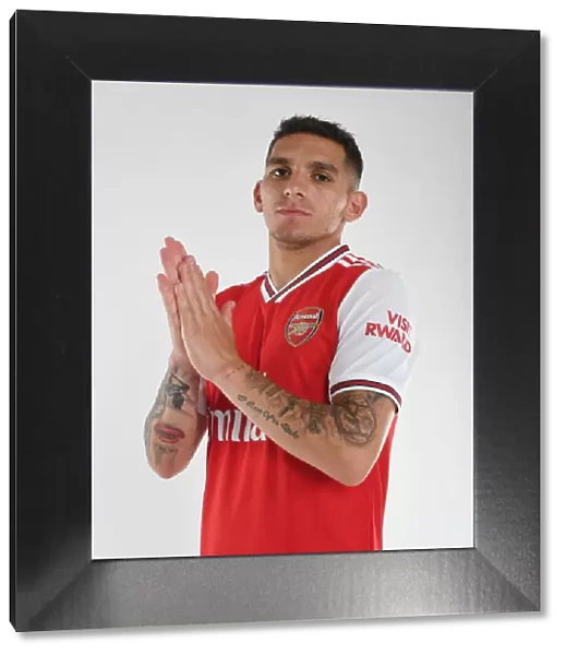 Arsenal's Lucas Torreira at 2019-2020 Team Photocall