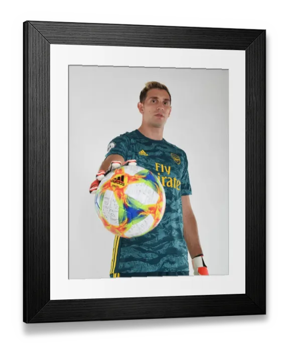 Framed Print : Arsenal FC: Emiliano Martinez at Arsenal's 2019-20 Photocall Framed Print : Arsenal FC: Emiliano Martinez at Arsenal's 2019-20 Photocall