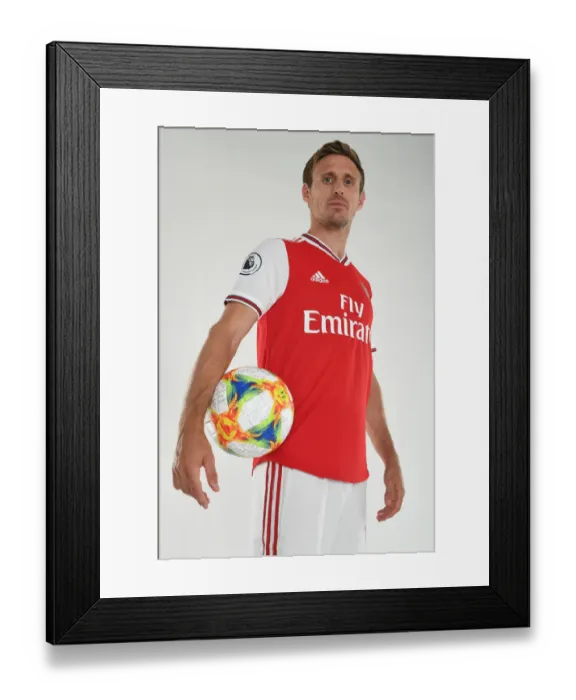 Framed Print : Arsenal FC: Nacho Monreal at Pre-Season Training (2019-2020)