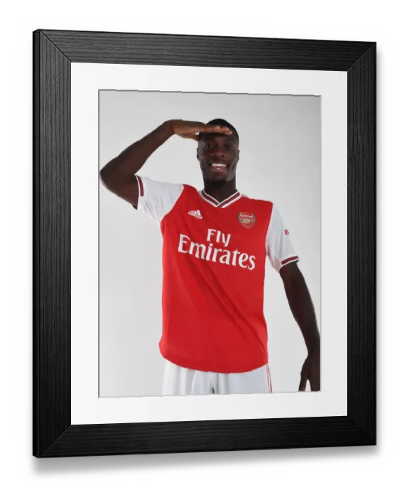 Framed Print : Arsenal's Nicolas Pepe at 2019-20 Team Photocall Framed Print : Arsenal's Nicolas Pepe at 2019-20 Team Photocall
