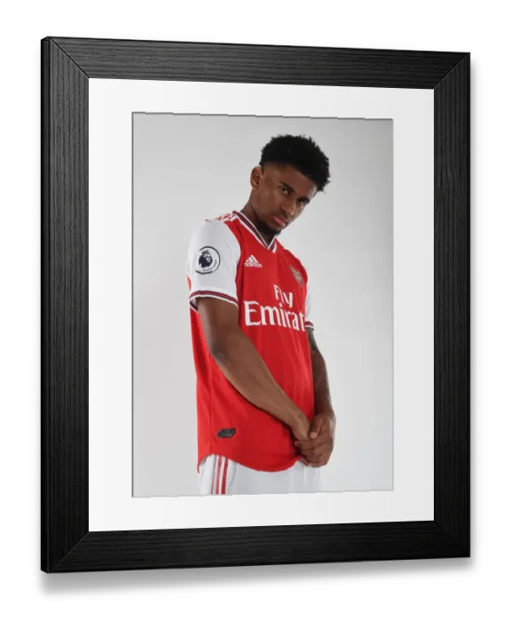 Framed Print : Arsenal's Reiss Nelson at 2019-2020 Pre-Season Training