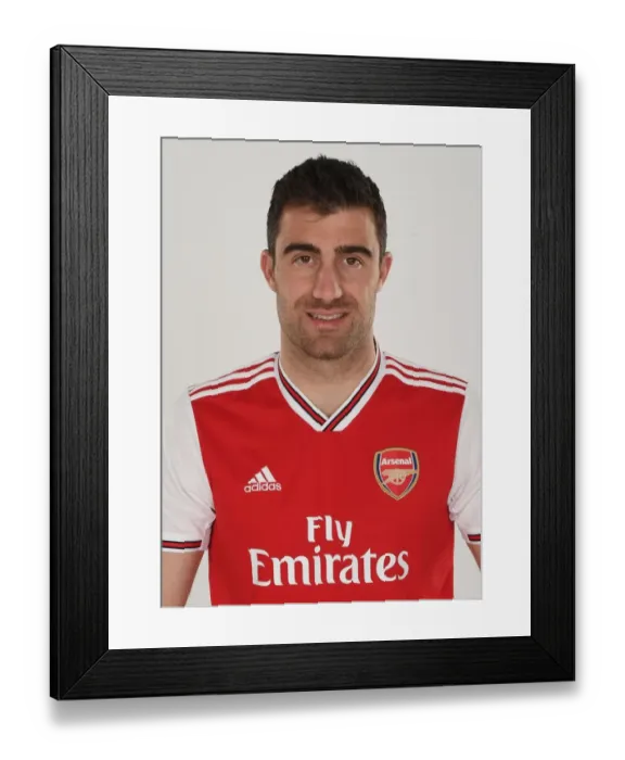 Framed Print : Sokratis of Arsenal. Arsenal Training Ground