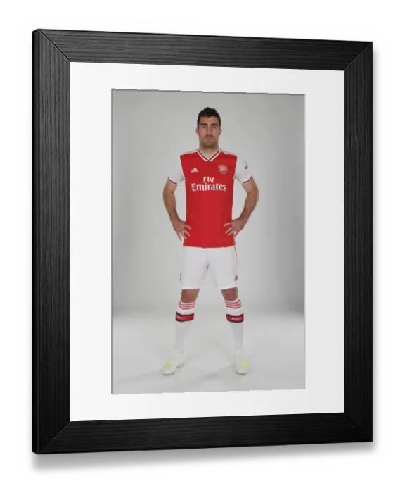 Framed Print : Sokratis of Arsenal. Arsenal Training Ground Framed Print : Sokratis of Arsenal. Arsenal Training Ground