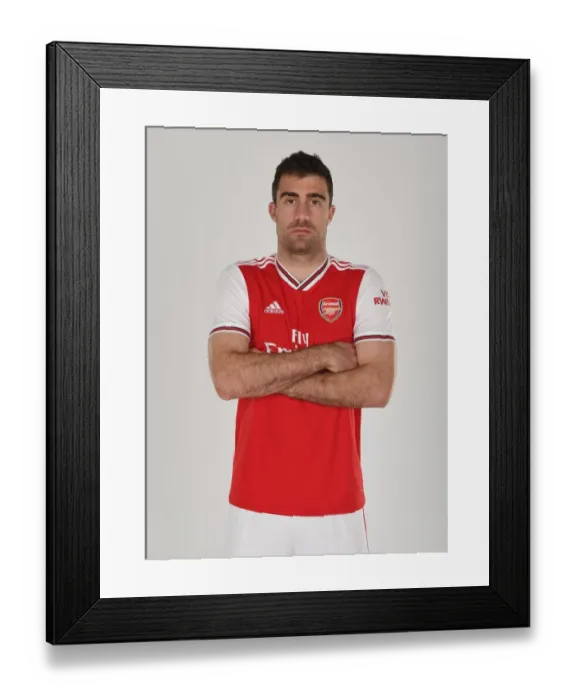 Framed Print : Sokratis of Arsenal. Arsenal Training Ground Framed Print : Sokratis of Arsenal. Arsenal Training Ground