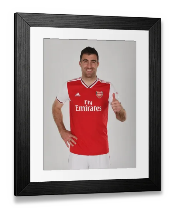 Framed Print : Sokratis of Arsenal. Arsenal Training Ground Framed Print : Sokratis of Arsenal. Arsenal Training Ground