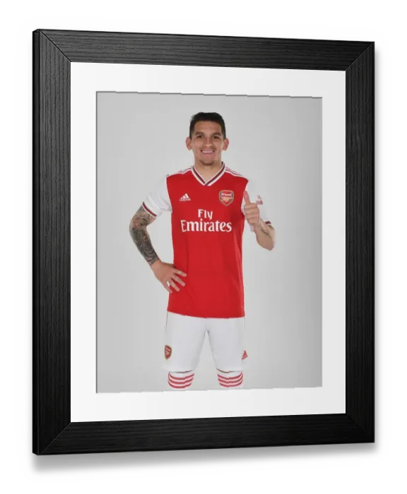Framed Print : Lucas Torreira of Arsenal