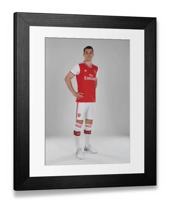Framed Print : Granit Xhaka of Arsenal. Arsenal Training Ground Framed Print : Granit Xhaka of Arsenal. Arsenal Training Ground