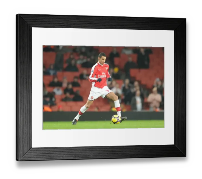 Framed Print : Craig Eastmond (Arsenal). Arsenal 4: 2 Bolton Wanderers, Barclays Premier League