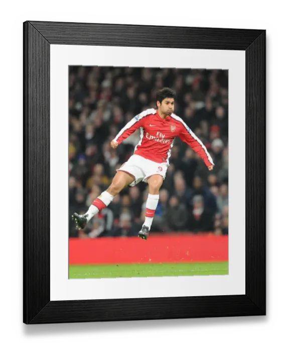 Framed Print : Eduardo (Arsenal). Arsenal 4: 2 Bolton Wanderers, Barclays Premier League