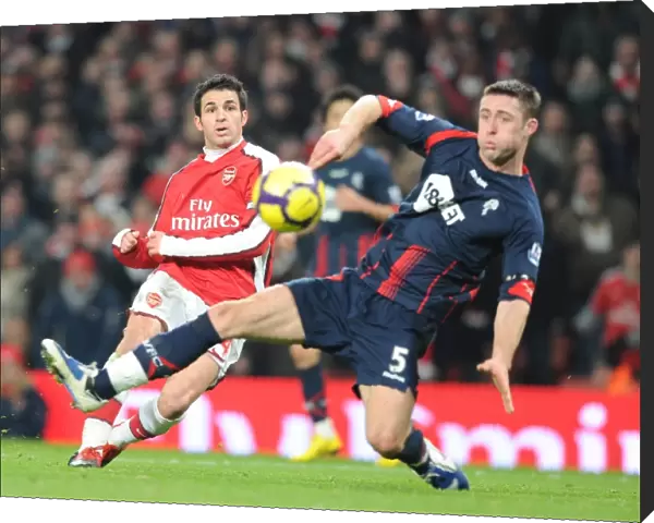 Cesc Fabregas (Arsenal) Gary Cahill (Bolton). Arsenal 4: 2 Bolton Wanderers