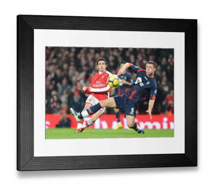 Framed Print : Cesc Fabregas (Arsenal) Gary Cahill (Bolton). Arsenal 4: 2 Bolton Wanderers Framed Print : Cesc Fabregas (Arsenal) Gary Cahill (Bolton). Arsenal 4: 2 Bolton Wanderers