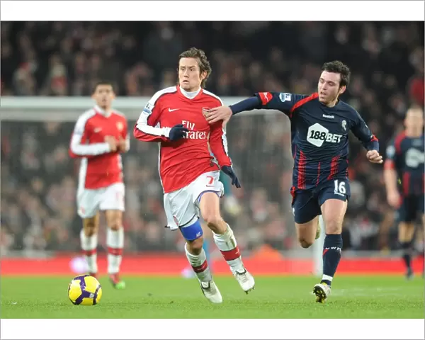 Tomas Rosicky (Arsenal) Mark Davies (Bolton). Arsenal 4: 2 Bolton Wanderers