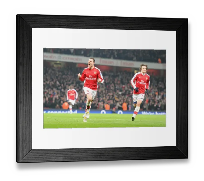 Framed Print : Thomas Vermaelen and Tomas Rosicky's Euphoric Moment: Arsenal's Unforgettable 3-Goal Celebration vs. Bolton Wanderers (4-2), 2010 Framed Print : Thomas Vermaelen and Tomas Rosicky's Euphoric Moment: Arsenal's Unforgettable 3-Goal Celebration vs. Bolton Wanderers (4-2), 2010