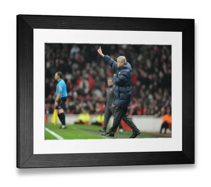 Framed Print : Arsenal manager Arsene Wenger. Arsenal 4: 2 Bolton Wanderers, Barclays Premier League Framed Print : Arsenal manager Arsene Wenger. Arsenal 4: 2 Bolton Wanderers, Barclays Premier League