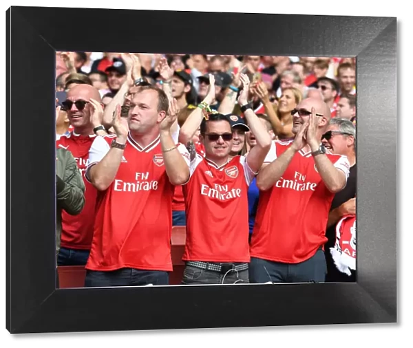 Passionate Arsenal Fans at Emirates Stadium: Arsenal vs Burnley, Premier League 2019-2020