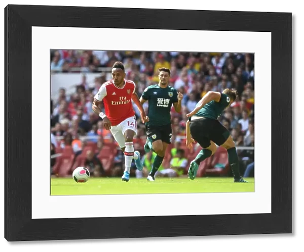 Arsenal's Aubameyang Scores Second Goal Past Burnley's Tarkowski (Arsenal v Burnley 2019-20)