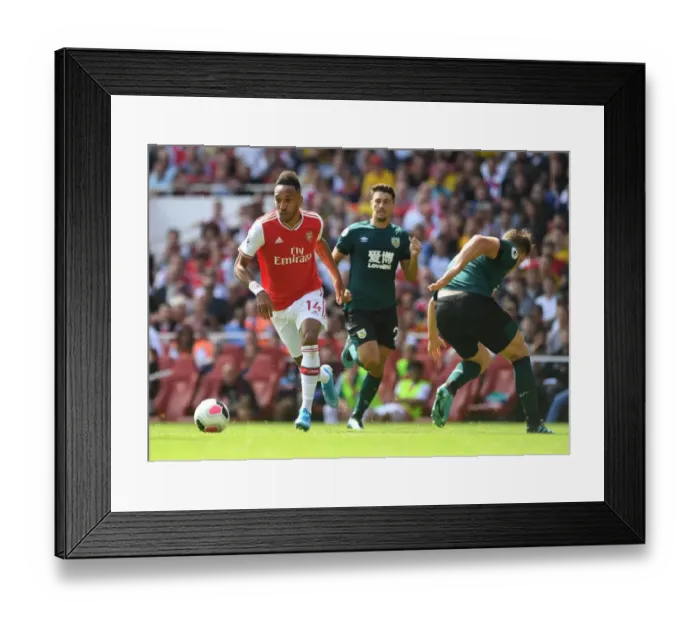Framed Print : Arsenal's Aubameyang Scores Second Goal Past Burnley's Tarkowski (Arsenal v Burnley 2019-20) Framed Print : Arsenal's Aubameyang Scores Second Goal Past Burnley's Tarkowski (Arsenal v Burnley 2019-20)
