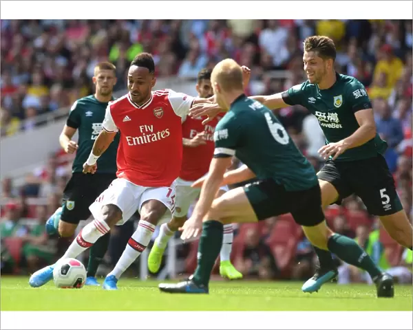 Aubameyang Scores Arsenal's Second Goal Against Burnley in 2019-20 Premier League