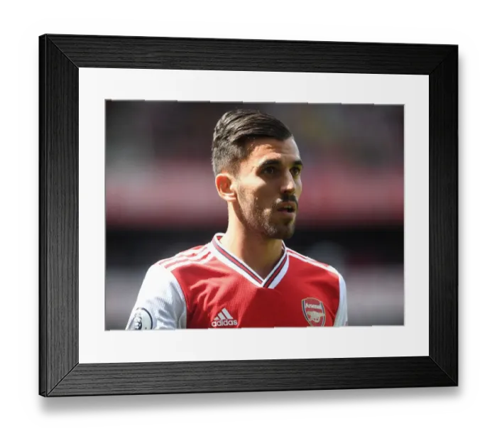 Framed Print : Dani Ceballos in Action: Arsenal vs. Burnley, 2019-20 Premier League